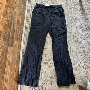 Black Nordstrom linen pants